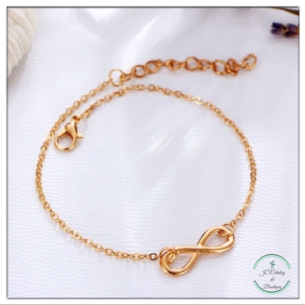 3 For $15 Infinity Alloy Chain Anklet
